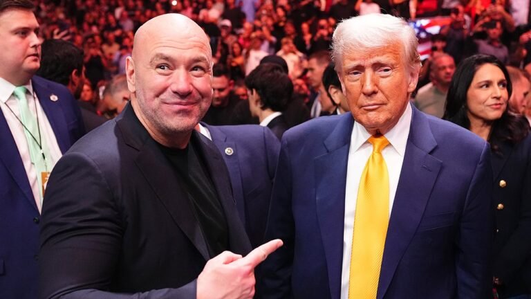UFC CEO Dana White pushes back on idea he’s being ‘overtly political’