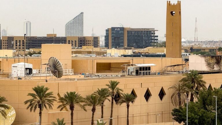 Iran hits US embassy in Saudi Arabia as Americans are urged to shelter in place