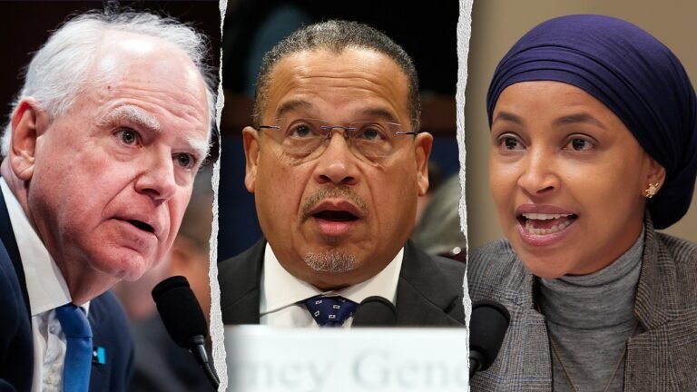 Tim Walz, Keith Ellison refuse to answer fraud questions after hearing