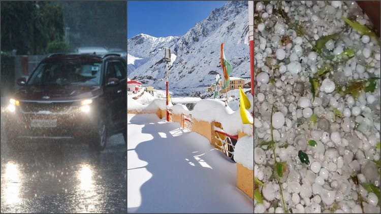 Weather: Snowfall on the mountain, rain in the plain; Hail will fall with strong wind in the Northeast, know the weather alert – Weather: Snowfall In Mountains, Rain In Plains; Hailstorms With Strong Winds In Northeast, Know IMD Alert