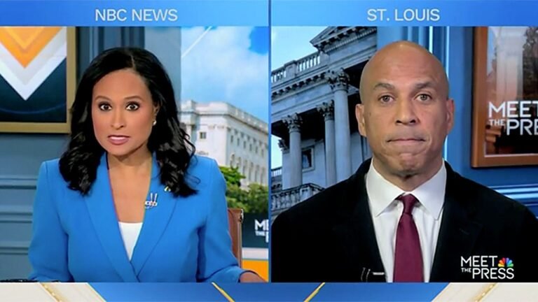 Cory Booker confronted with 2016 clip of him saying ‘I love Donald Trump’