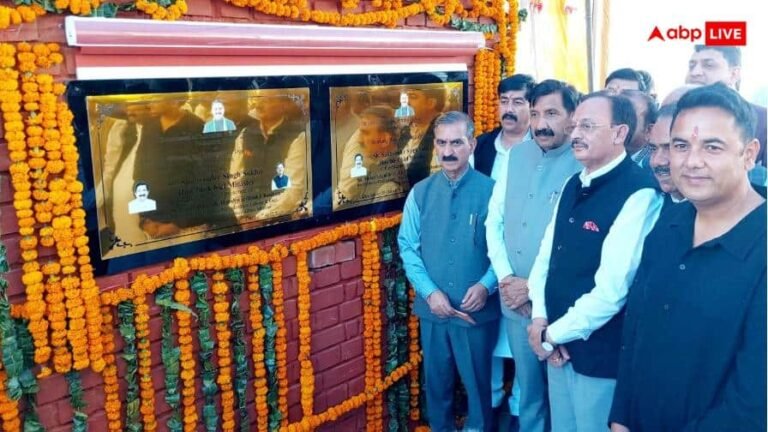 CM Sukhu laid the foundation stone of projects worth Rs 260 crore in Una, industrial development will get momentum
