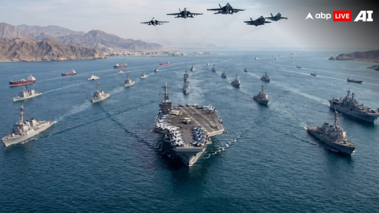 US Iran War: 10000+ army, more than 100 aircraft and dozens of warships… US exerted its strength on the blockade of Hormuz