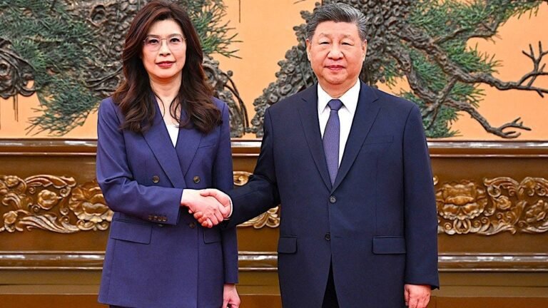 Xi Jinping meets KMT chair in first such talks in nearly a decade