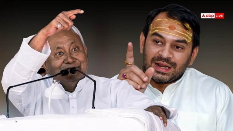 On the question of Nitish Kumar’s resignation, Tej Pratap Yadav said, ‘It is a matter of happiness, now…’