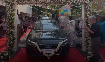 Car Gift: Chennai company gifts 12 Audi A4 luxury cars to employees, video of unique gift goes viral – Chennai Company Gifts 12 Audi A4 Cars To Employees Unique Reward Initiative Video Goes Viral