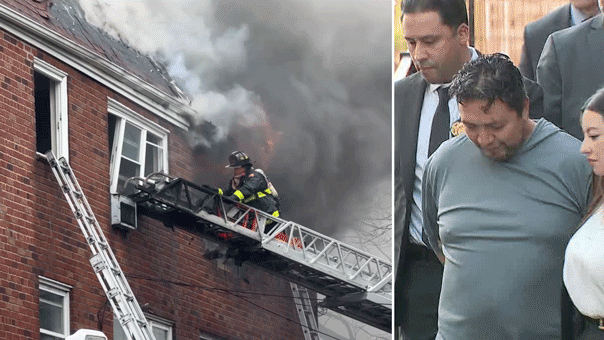 Man charged in fatal fire allegedly watched victims jump while sipping beer