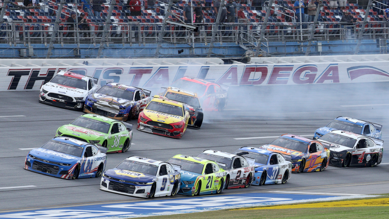 Talladega Superspeedway attracts about 100,000 fans ahead of Jack Links 500 race