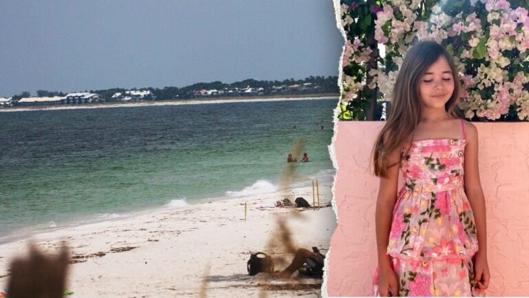 Florida girl returns to beach after shark attack nearly severed her hand