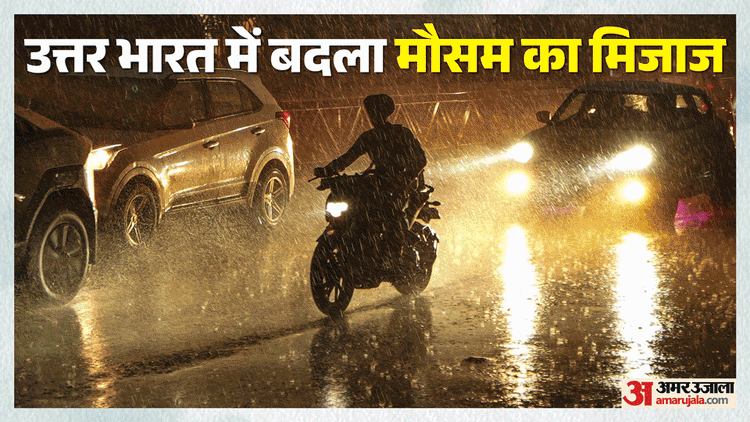Weather patterns changed: rain in Delhi-NCR, hailstorm in Rajasthan; Know the condition of your state – North India Weather Alert Heavy Rain Hailstorm Delhi Ncr Western Disturbance