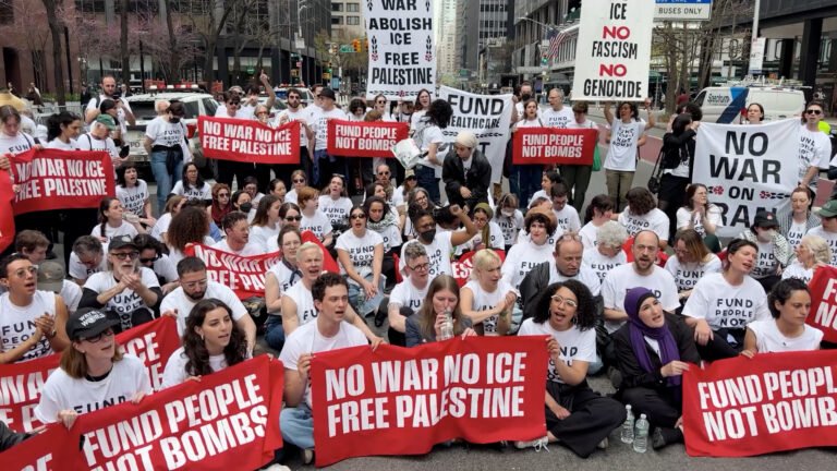 Anti-war protesters arrested in New York urging end to Israel weapon sales | US-Israel war on Iran News