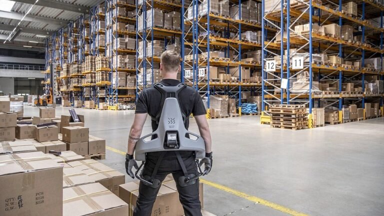 Industrial exoskeletons can reduce worker muscle strain by up to 47%