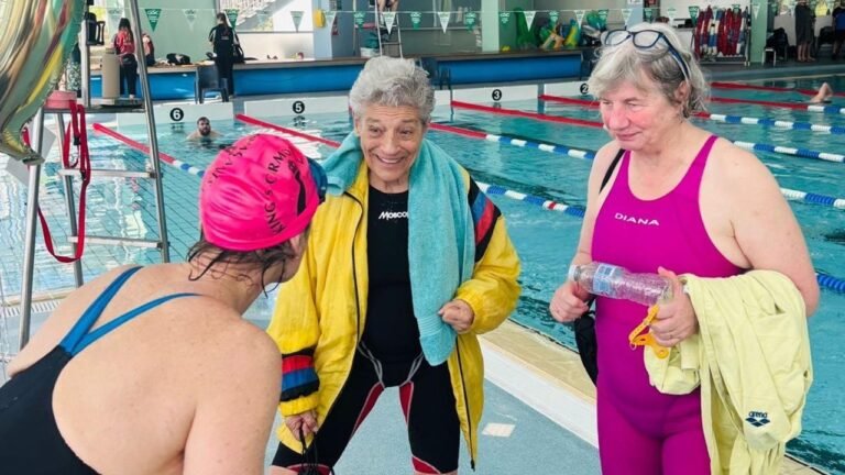 Fitness-focused 95-year-old breaks five more age group swimming world records
