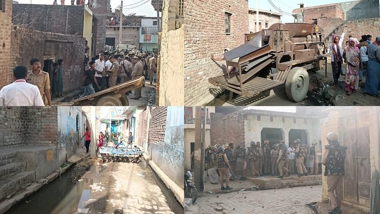 Up: Route of Ambedkar procession blocked in Kasganj, clash between two parties; Police force deployed in the village – Clash In Two Groups Over Blocking Ambedkar Procession In Kasganj