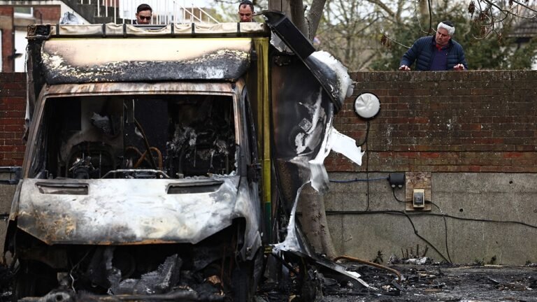 Three charged over arson attack on Jewish Hatzola ambulances in London