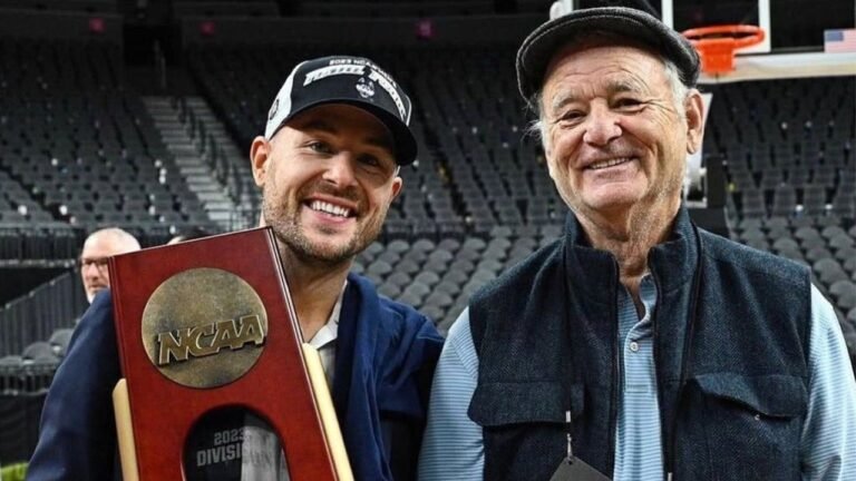 Bill Murray celebrates son Luke as UConn advances to the Final Four
