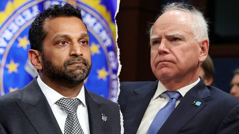 FBI Director Kash Patel fires back at Walz for claiming raid credit