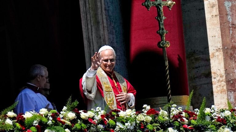 Pope Leo XIV delivers first Easter blessing with call for world peace