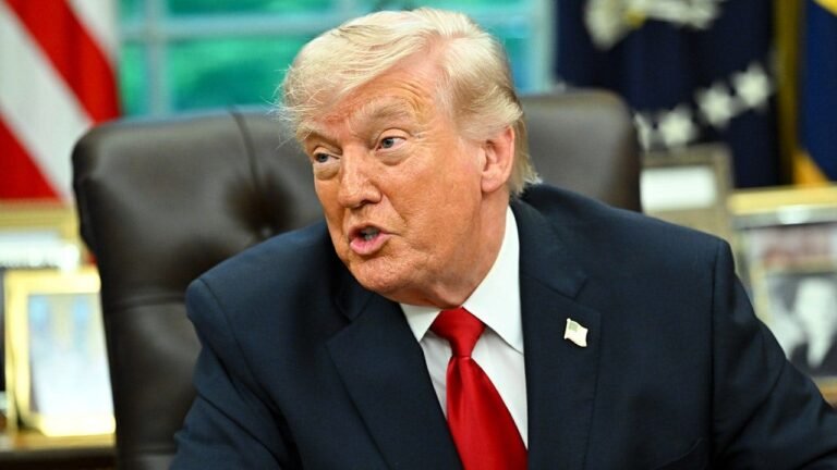 Trump jokes bulletproof vest would make him look ’20 pounds heavier’