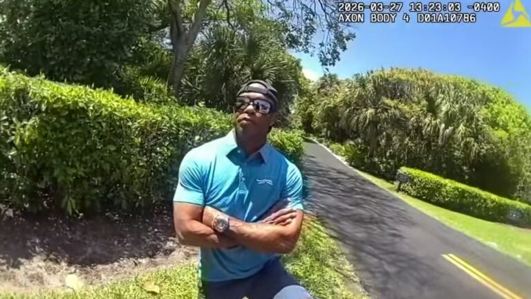 Police bodycam footage shows Tiger Woods’ arrest | US News