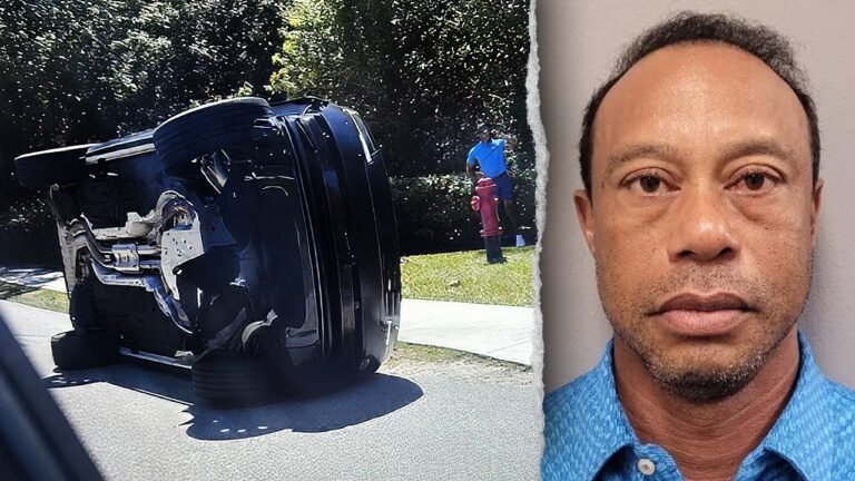 Tiger Woods’ car crash bodycam footage released