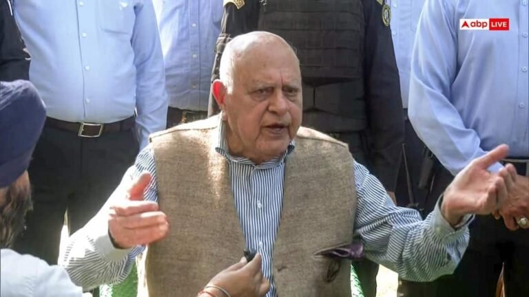 Chargesheet filed in the case of attack on Farooq Abdullah, 7 member SIT was formed to investigate