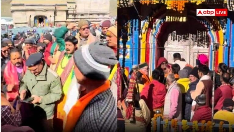 Uproar over VIP darshan in Kedarnath, anger of pilgrim priests, slogans raised against BKTC president