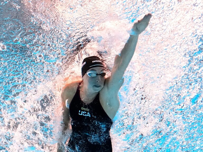 Gretchen Walsh lowers own 100m butterfly world record for fourth time | Sport