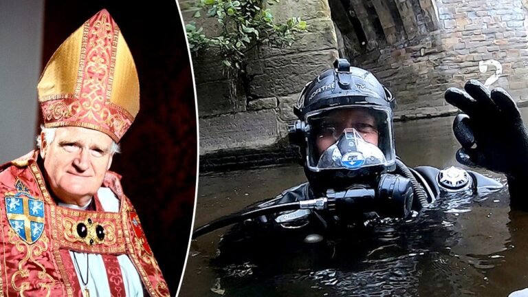 Rare religious artifacts found in river linked to Archbishop of Canterbury