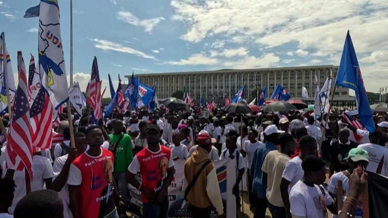 DRC protest in support of US sanctions against former president | Protests