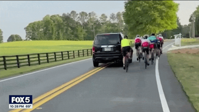 Georgia man arrested in caught-on-camera road-rage cyclist hit-and-run