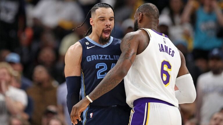 LeBron James’ biggest hater was courtside to potentially witness The King’s last NBA game