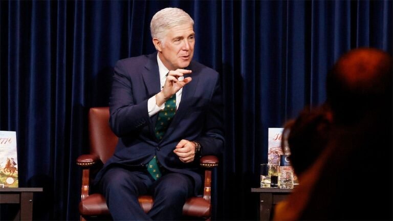 Gorsuch speaks out on security threats and independence of federal courts