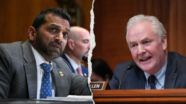 Kash Patel and Sen. Van Hollen clash at Senate Appropriations hearing
