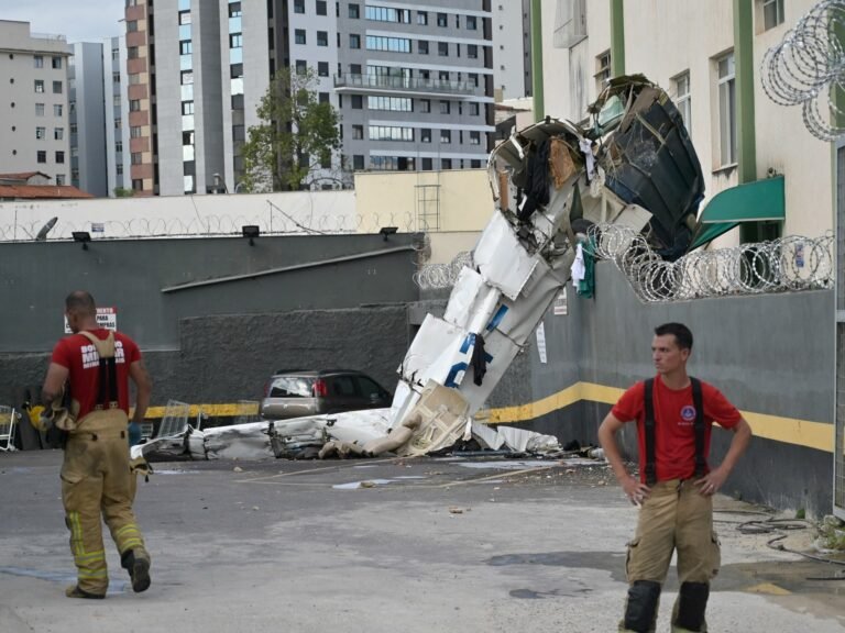 A small plane crashes into building in Brazil, killing three | Newsfeed