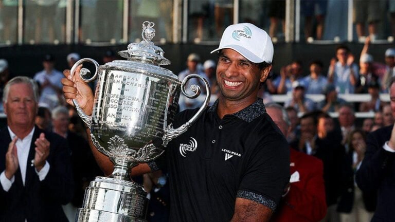 Aaron Rai wins 2026 PGA Championship by three shots with final-round 65