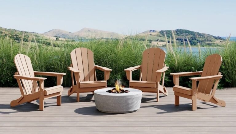 This Adirondack chair set is over 50% off at Wayfair before Memorial Day