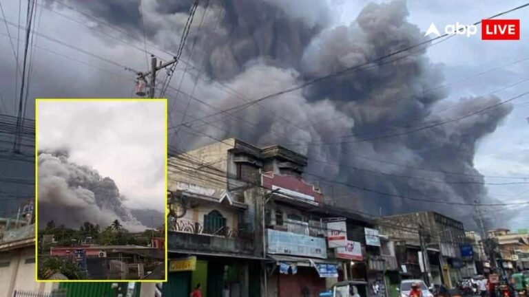 Orgy of ‘Mayon’ volcano in Philippines: Area up to 6 km sealed, thousands of people left their homes, alert level-3 issued