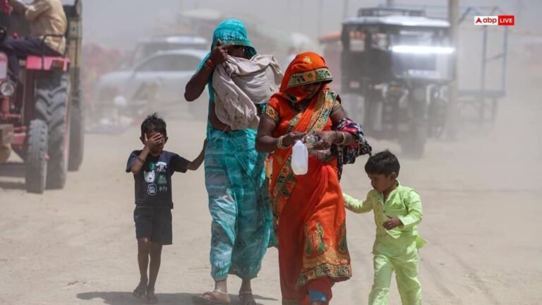 Weather patterns changed in UP-Haryana-Rajasthan, IMD issued alert