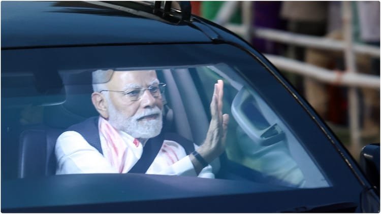 PM Modi on Gujarat tour: Road show held in Jamnagar; Said- Bengal results have given relief to people across country, Means Suffering There Was Immense: PM Modi