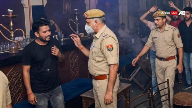 Police raid in hookah bar in Jodhpur, more than two dozen people detained