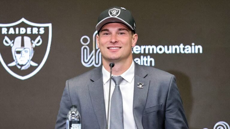 Fernando Mendoza says Raiders OTAs may keep him from White House visit