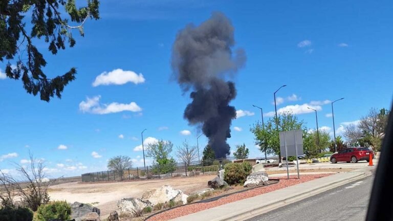 Two jets crash during Gunfighter Skies Air Show at Mountain Home Air Force Base in Idaho