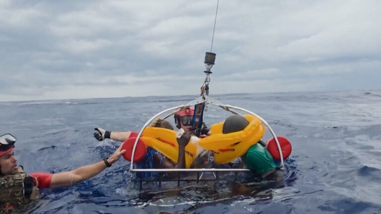 US Air Force rescues 11 after plane crashes into waters off Florida coast | Newsfeed