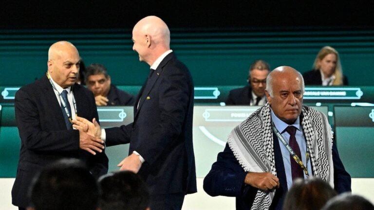Palestinian FA’s Rajoub refuses handshake with Israel at FIFA Congress