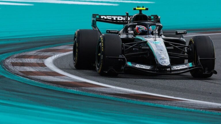 Mercedes’ Kimi Antonelli continues strong form with Miami Grand Prix Pole