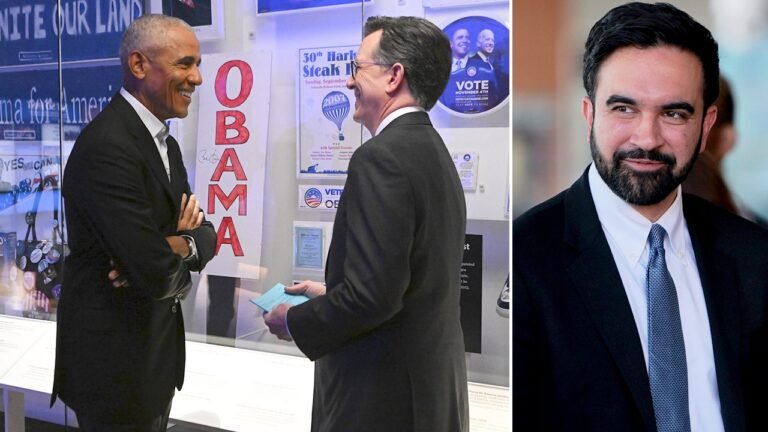 Obama, Colbert praise Zohran Mamdani as they discuss Democratic Party’s future