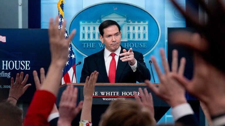 Rubio leads White House briefing, earns viral praise before Italy trip