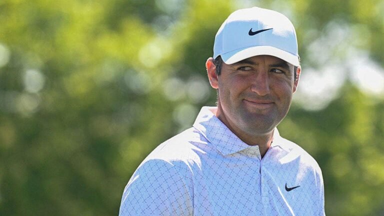 Scottie Scheffler’s shoes at PGA Championship pay tribute to one of the wildest stories in golf history
