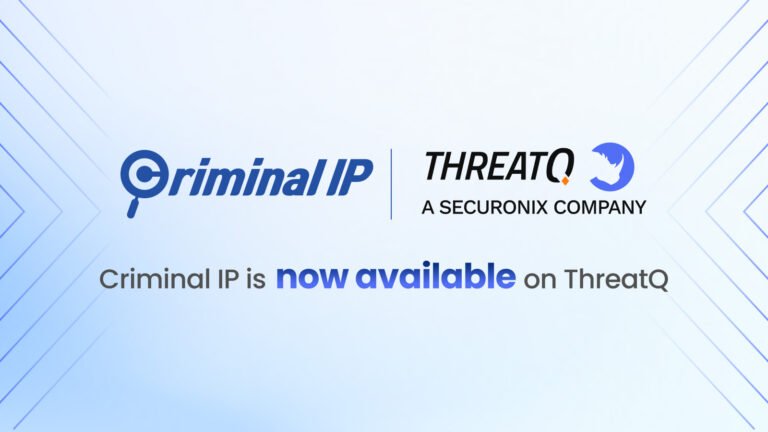 Criminal IP and Securonix ThreatQ Collaborate to Enhance Threat Intelligence Operations